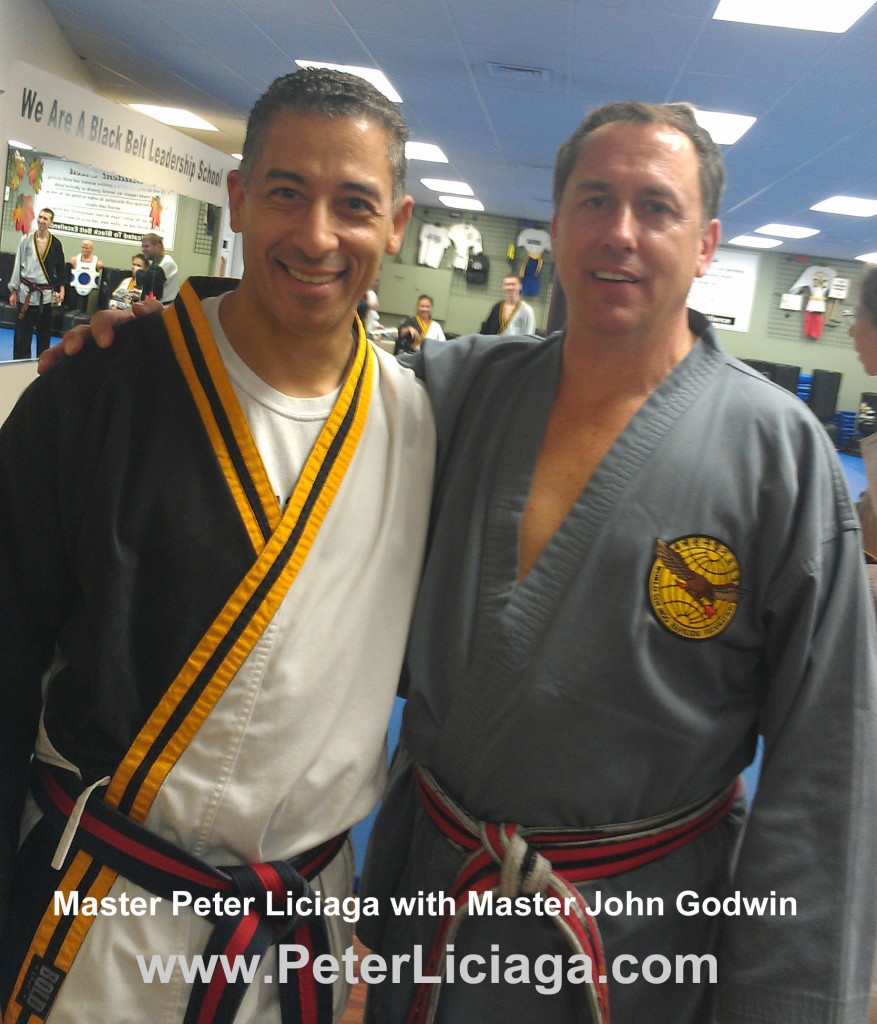 Master John Godwin with Master Peter Liciaga