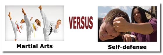 Martial arts versus Self defense