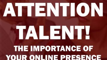 Attention Talent - online presence strong
