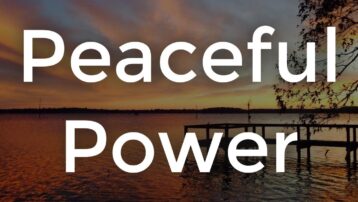 Peaceful Power