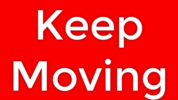 keep moving