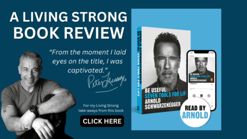 "Be Useful" Book Cover by Arnold Schwarzenegger