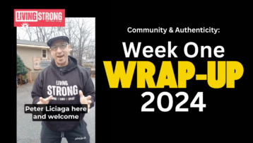 Community & Authenticity Week One Wrap-Up 2024